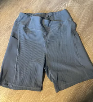 Amazon Essentials Grey Biker Shorts thumbnail 1