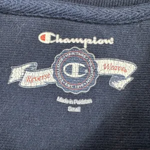 Champion Notre Dame Crewneck Sweatshirt Women's Small Fighting Irish Navy Blue thumbnail 4