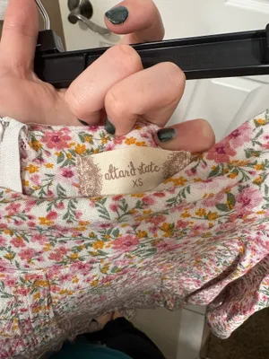 Altar'd State Floral Skort thumbnail 3