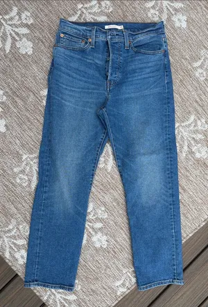 Levi Blue Denim Jeans - Classic Straight Fit thumbnail 1