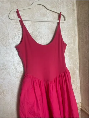 Free People Dylan Midi Dress Cotton Drop Waist Open Back Whimsical Fairy Sz L thumbnail 6