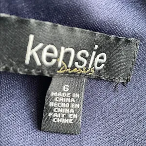 Kensie Blue and Pink Embroidered Floral Maxi Dress thumbnail 7