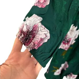 Anthropologie Spring wedding guest dress Plenty Floral Short Sleeve Flowy XS thumbnail 10