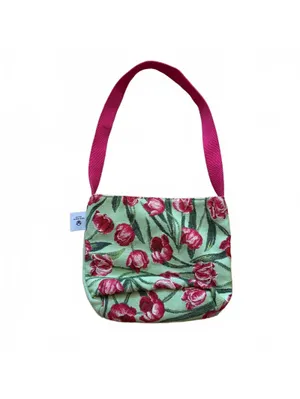 Miffy Shopper Tote Bag Dutchtapestries Mercis BV Jacquard-Woven Art Green 11"x8" thumbnail 2