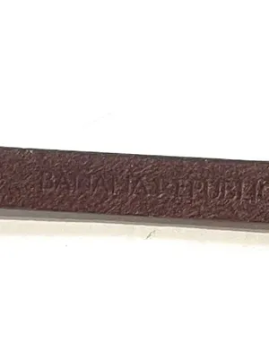 Banana Republic Slim Burgundy Red Leather Belt Size L thumbnail 5