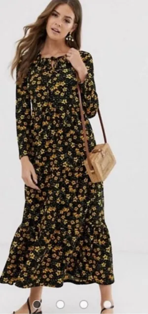 Free People Tiers Of Joy Midi Dress Women’s Size M (oversized) thumbnail 1