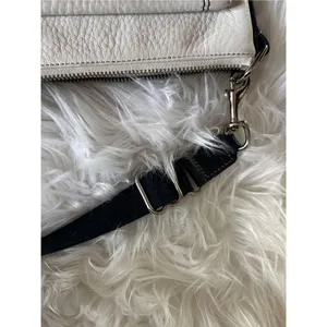 Coach leather white crossbody bag authentic with adjustable black strap thumbnail 8
