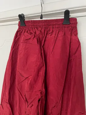 Yesstyle Drawstring Waist Cargo Pants Red thumbnail 7