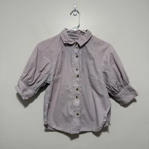 We the Free People Ellie Button Front Top in Light Purple‎ Size XS thumbnail 3