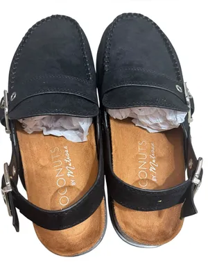 COCONUTS BY MATISSE Tyler Faux Suede Mules 8 Black $95 Retail NEW thumbnail 6
