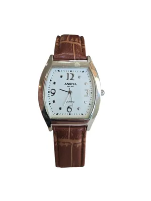Anriya Milan Mens Womens Matching Watch Set Brown Leather Bands Vintage thumbnail 15