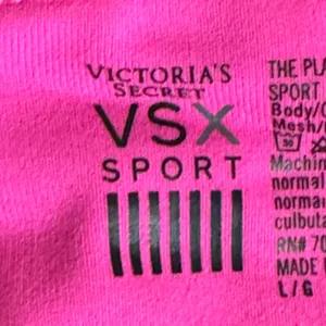 Victoria’s Secret VSX Sport Racerback Bra Neon Pink Large thumbnail 4