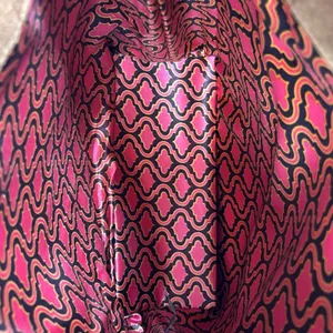 Victoria's Secret Angel Brown Faux Suede‎ Tote Bag Trellis Lining Vintage Y2k thumbnail 5