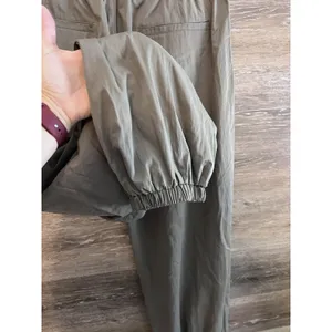 Zara Green Wide Leg Parachute Pants Women Small Balloon Cargo Style thumbnail 7