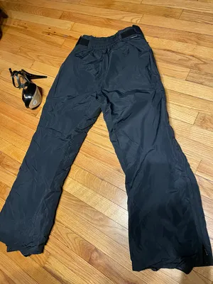 Columbia Snow pants skipants Zip side full length winter sports outdoor active athletic Bibs thumbnail 4