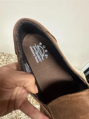 BOBS from Skechers Brown Slip-On Loafers with Contrast Stitching thumbnail 13