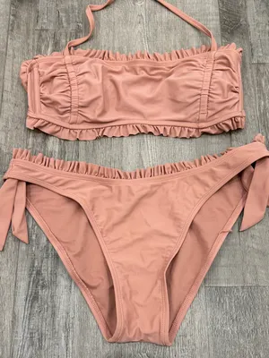 Xhilaration Dusty Rose Bikini thumbnail 3