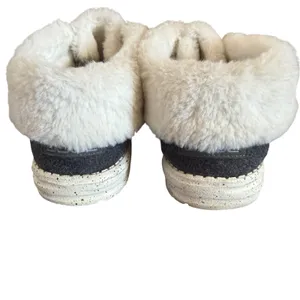 Hey Dude Britt Womens Faux Fur Lined Slip On Shoes Gray Cozy Casual‎ - Size 8 thumbnail 9