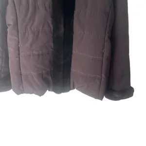 Jones New York Size XL Chocolate Brown Faux‎ Fur Lined Winter Coat thumbnail 3