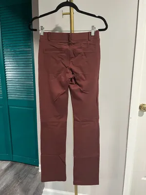NEW Betabrand Classic DPYP™ Dress Pant Yoga Pant | Straight (Burgundy) thumbnail 7