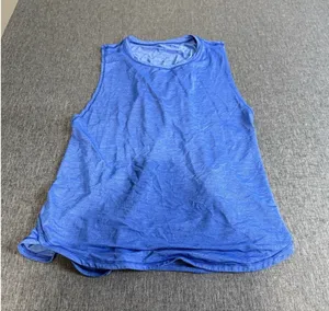 Lululemon Women's In A Cinch Blue Tank Sz M thumbnail 1
