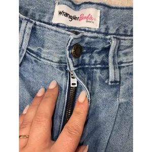 Wrangler Barbie Straight Leg Jeans Womens‎ 3 High Rise Denim Workwear Pleated thumbnail 4