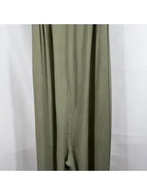 HYFVE Sage Green Tie Strap Wide Leg Jumpsuit Women’s Medium thumbnail 3