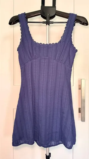 Princess Polly Mini Dress Navy Blue 4 thumbnail 1