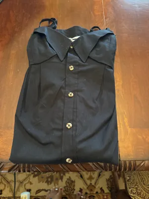Anthropologie Maeve sleeveless button-front poplin mini dress thumbnail 6