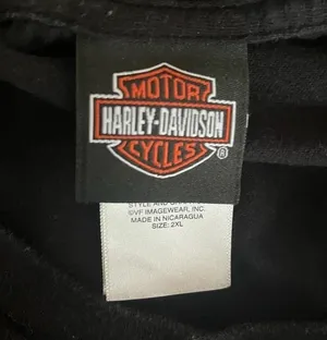 HARLEY DAVIDSON Plus Size Black Widow Womens Long Sleeve T Shirt‎ |2XL thumbnail 6