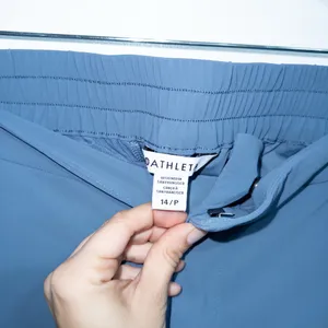 New Athleta Shadow Blue Pinnacle Wide Leg Trousers Size 14 Petite thumbnail 6