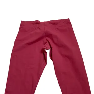 Adidas Womens Tights Yoga Pants Size Small‎ Legacy Red Cotton Blend 26X21 thumbnail 2