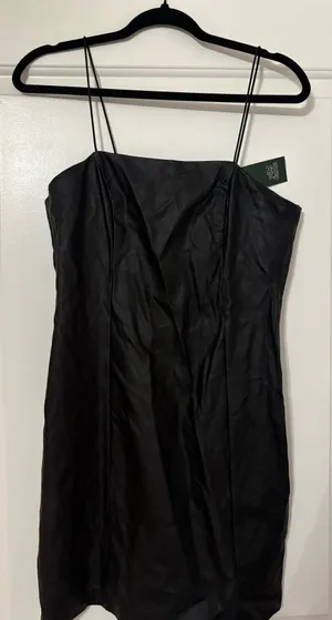 Wild fable, womens black dress, medium, new with tags thumbnail 1