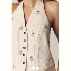 Anthropologie Maeve Longline Halter Vest thumbnail 4