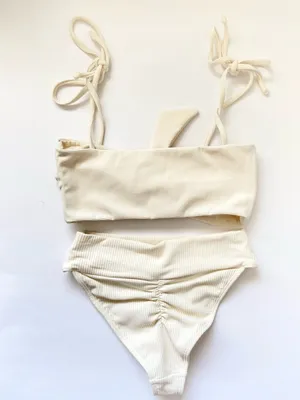 Montce ribbed bikini set cream medium READ description thumbnail 4