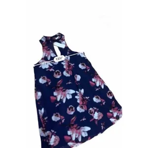 AON) NWT Dress Small Floral‎ Francesca's Miami S floral blue New With Tags thumbnail 7