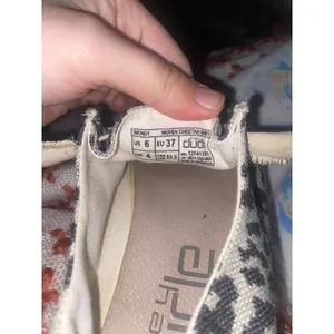 Hey dudes Wendy woven cheetah grey loafers size 6 thumbnail 2