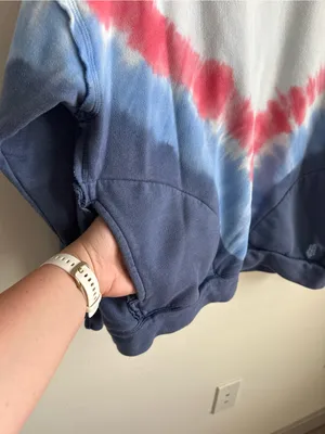 FP Movement Free People Metti Oversized Tie Dye Crewneck Sweatshirt Size S thumbnail 6