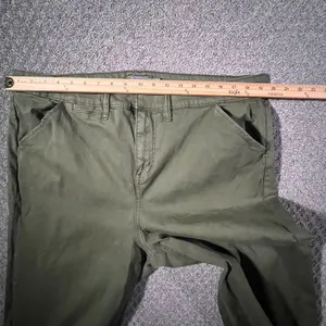 Torrid‎ Wide Leg Crop Pants Womens 20R Olive Green High Rise Stretch Cotton thumbnail 8