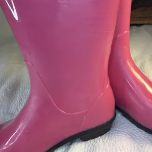 UGG Rain Boots Raana Womens Pink Size 5/6 Youth 4 Rubber Waterproof thumbnail 4