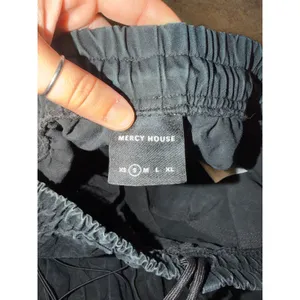 Mercy House Noa Montreal Gorpcore Lace-Up Cargo Pants Faded Black Charcoal thumbnail 7
