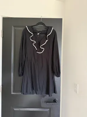 H&M FLOUNCE-TRIMMED DRESS thumbnail 6