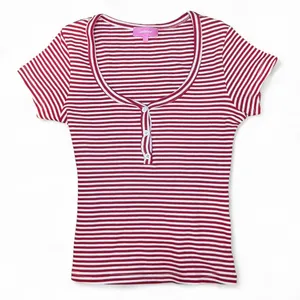 Edikted Striped Red Top thumbnail 1