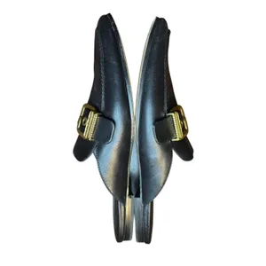 Dolce‎ Vita Shoes Womens Size 8 Black Leather Buckle Loafer Mules Slip On Casual thumbnail 7