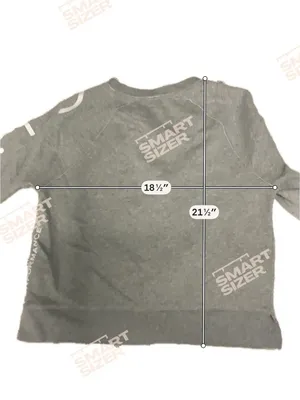 Women's Calvin Klein Grey Pullover Hoodie Medium Long Sleeve Logo Sweater thumbnail 3
