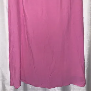 American Eagle Outfitters Midi Tie-Up Pink Wrap Skirt 🆕 XL thumbnail 4