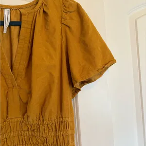 Anthropologie Golden Mini Dress thumbnail 4
