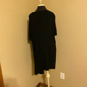 ASOS Tee Shirt Dress with Dolman Sleeves in Black 💜🦭 thumbnail 3