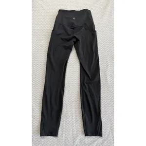 Lululemon Fast and Free High-Rise Tight 25 Nulux Black Leggings LW5DCES Size 4 thumbnail 2