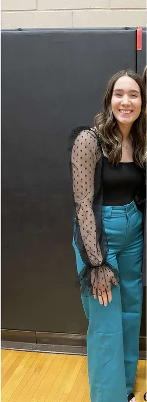 Teal Dickies pants thumbnail 2